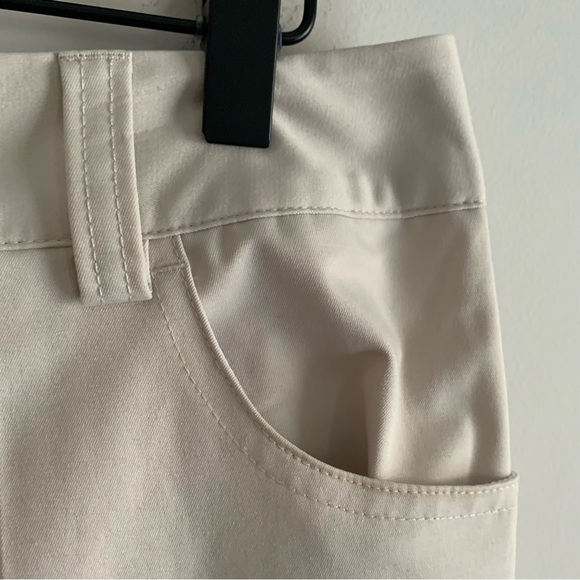 Adidas women's sz 6 climalite golf pants prodry plus ecru color New - Picture 4 of 9